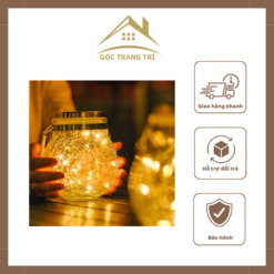 Đèn Trang Trí Sân Vườn - Đèn Lồng Treo Trang Trí Sân Vườn Chống Nước Sử Dụng Năng Lượng Mặt Trời