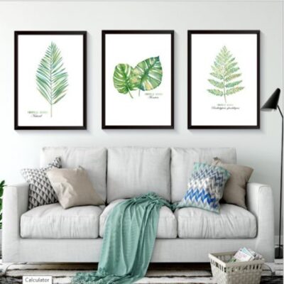 tranh decor phòng khách hiện đại 
