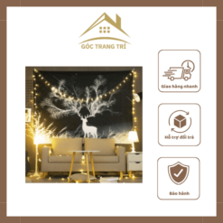 Thảm vải treo tường hình con nai