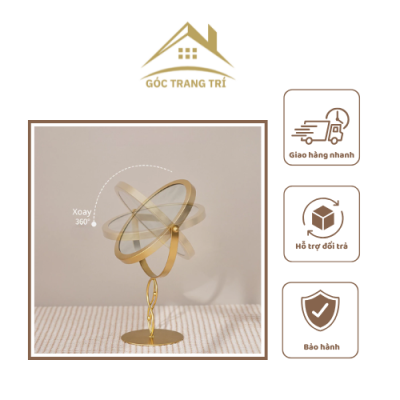 Gương trang điểm gắn tường