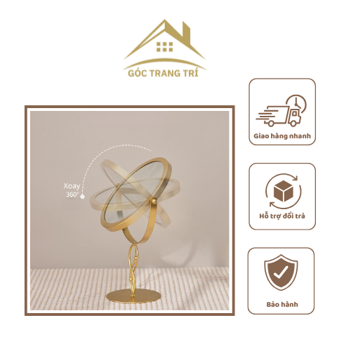Gương trang điểm gắn tường